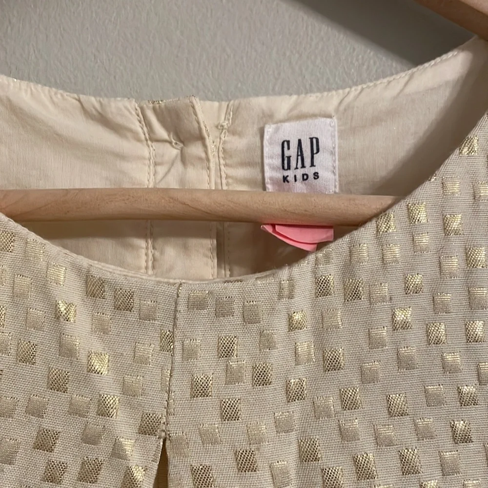 Gap Girls Special Occasion Dress Gold Sparkle Size XL